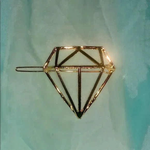 💎 Diamond Gold Hair Clip 💎 - Picture 2 of 2
